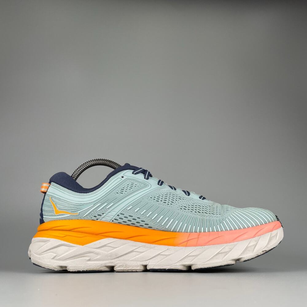 Hoka One One Bondi 7 Women's Size 9.5 Blue Haze Running Shoes Athletic Sneakers - Picture 5 of 10